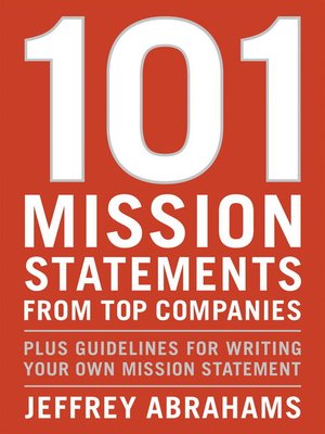cover image of 101 Mission Statements from Top Companies